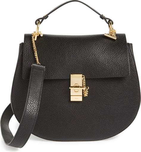 Chloé Drew Leather Crossbody Bag 